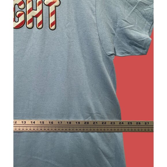 Delta Pro Weight- Men's Adults Short Sleeves T-Shirt -Graphic Tee-Light Blue-XXL - Picture 4 of 13